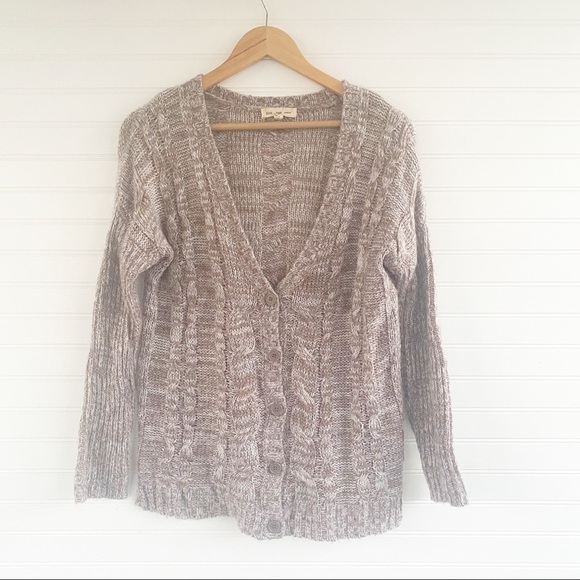 Cable knit Cardigan Sweater Size S - Picture 1 of 9